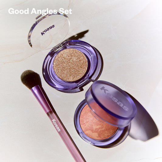 Good Angles Set (Shiny Objects, Blush Is Life, Face Detailer Brush)